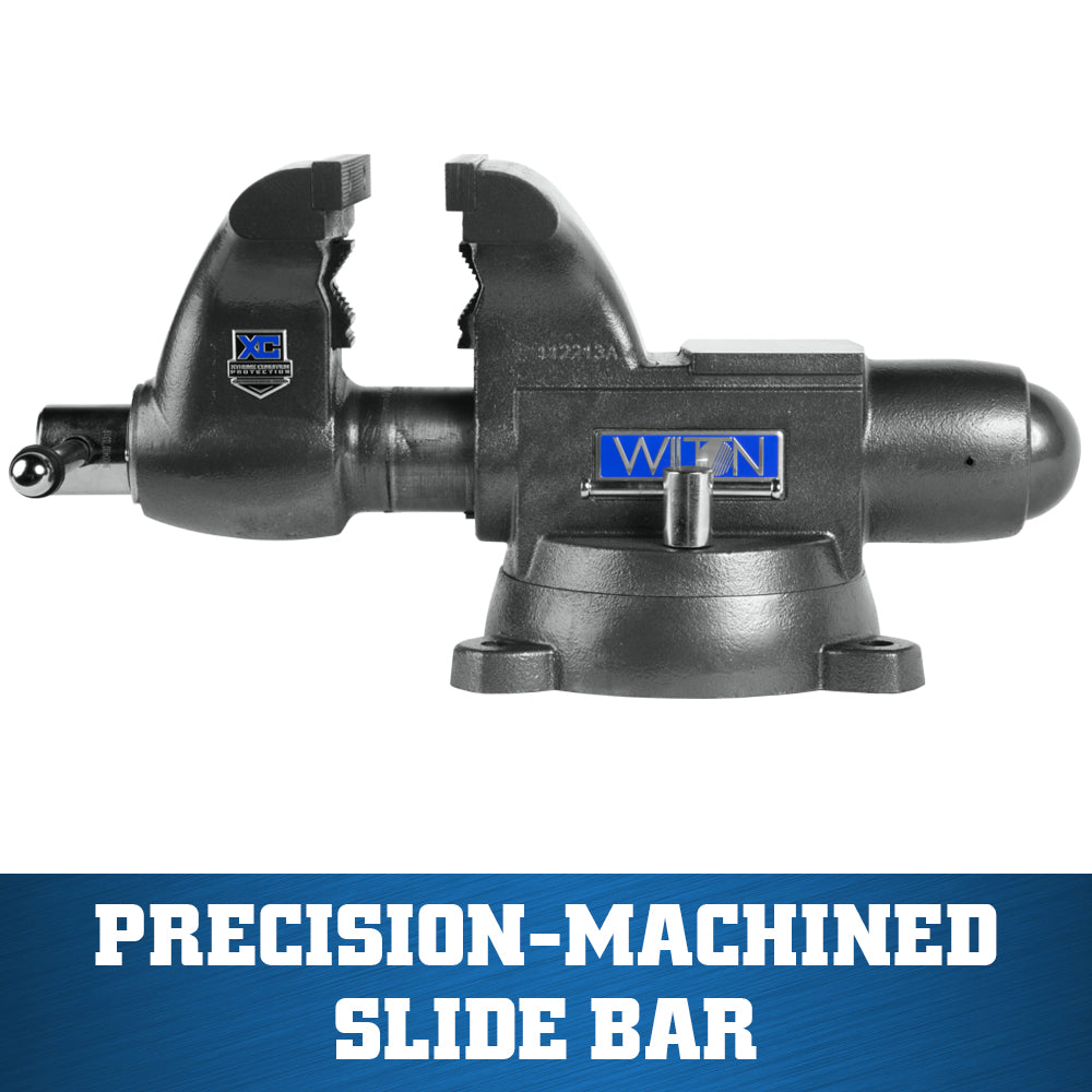 Jet 1780XC, Tradesman XC 8 in. Xtreme Condition Round Channel Vise with Swivel Base 28843