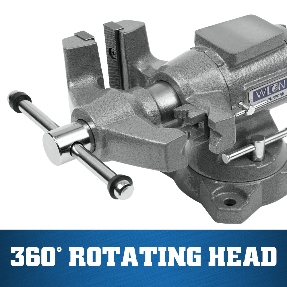 Wilton 450P, Multi-Purpose 4-1/2 in. Vise with Swivel Base 28844