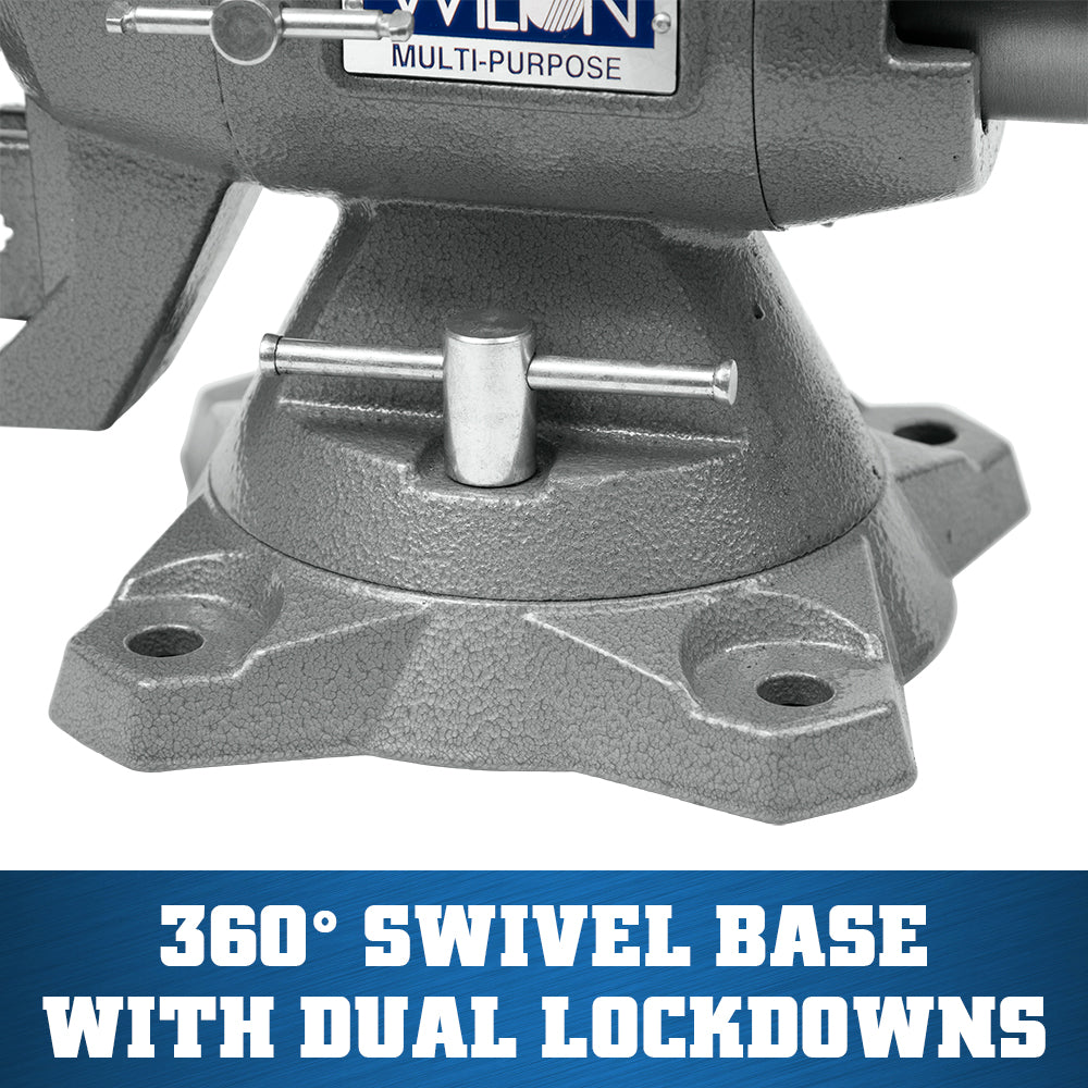 Wilton 650P, Multi-Purpose 6-1/2 in. Vise with Swivel Base 28845