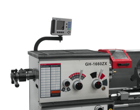 Jet Lathe with Acu-Rite 300S DRO, Taper Attachment & Collet Closer, GH-1660ZX 321391