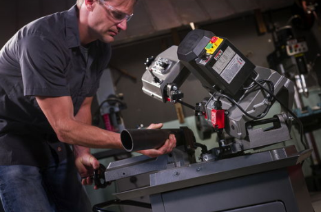 Jet HBS-56S, 5 in. x 6 in. Variable Speed Mitering Horizontal Mitering Bandsaw 414558
