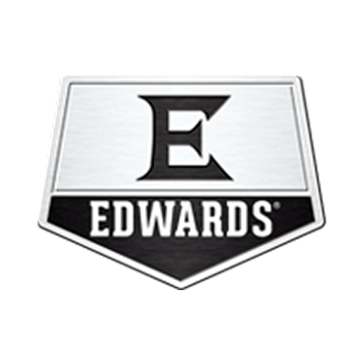 Logo of Edwards on a white background