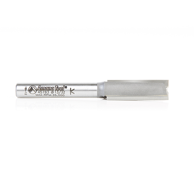 Amana Tool 2FL 13/32 in Dia. x 1 in CLx 1/4 in Shank 45193