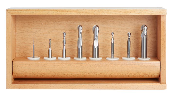 Amana Tool 8 pc Ball Nose Collection Set AMS-180
