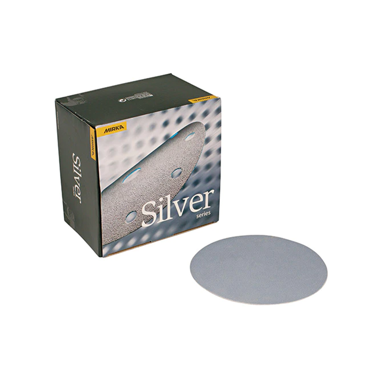 Mirka Q.Silver 5 in. 180G PSA Disc, Qty 100 2B-332-180