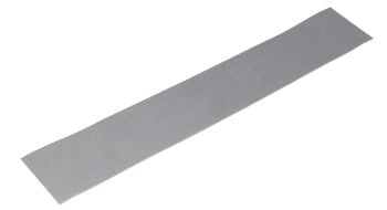 Mirka Q.Silver 2-3/4 x 16-1/2 in. 120G Grip File Sheet, Qty 50 2B-663-120