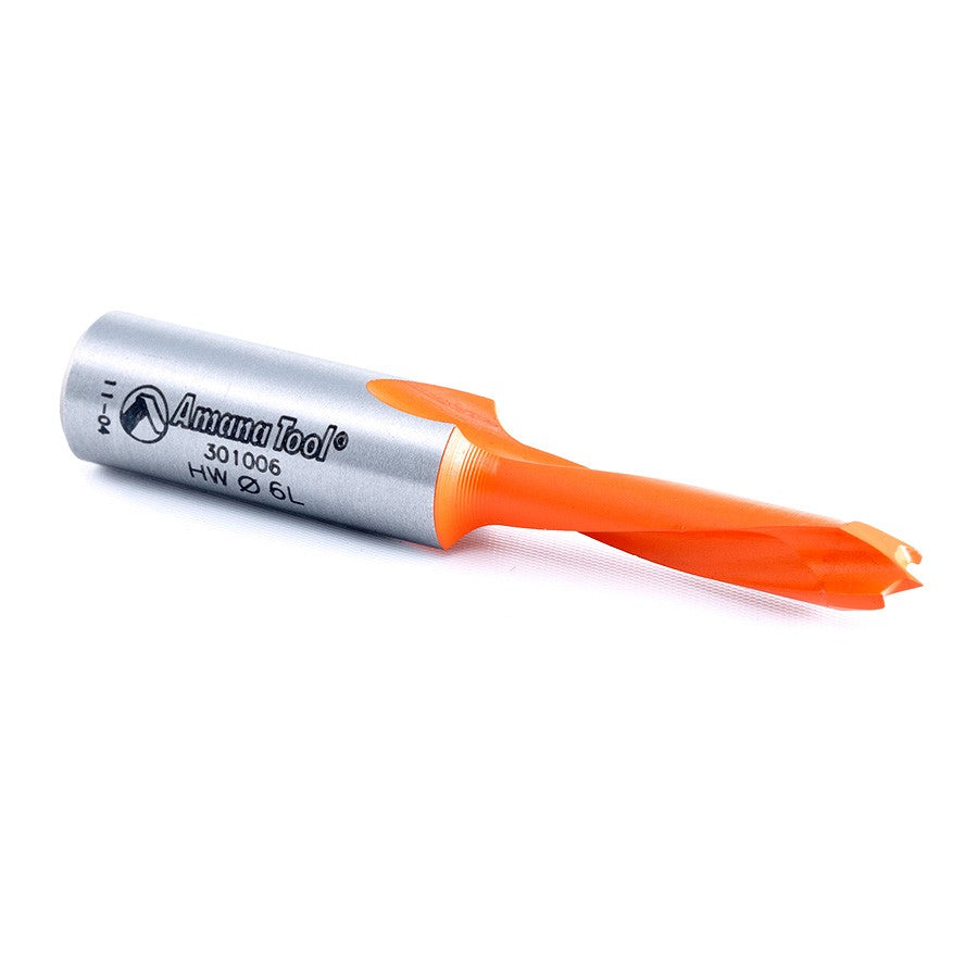 Amana Tool 6mm Brad Point L/H 57mm Long 301006