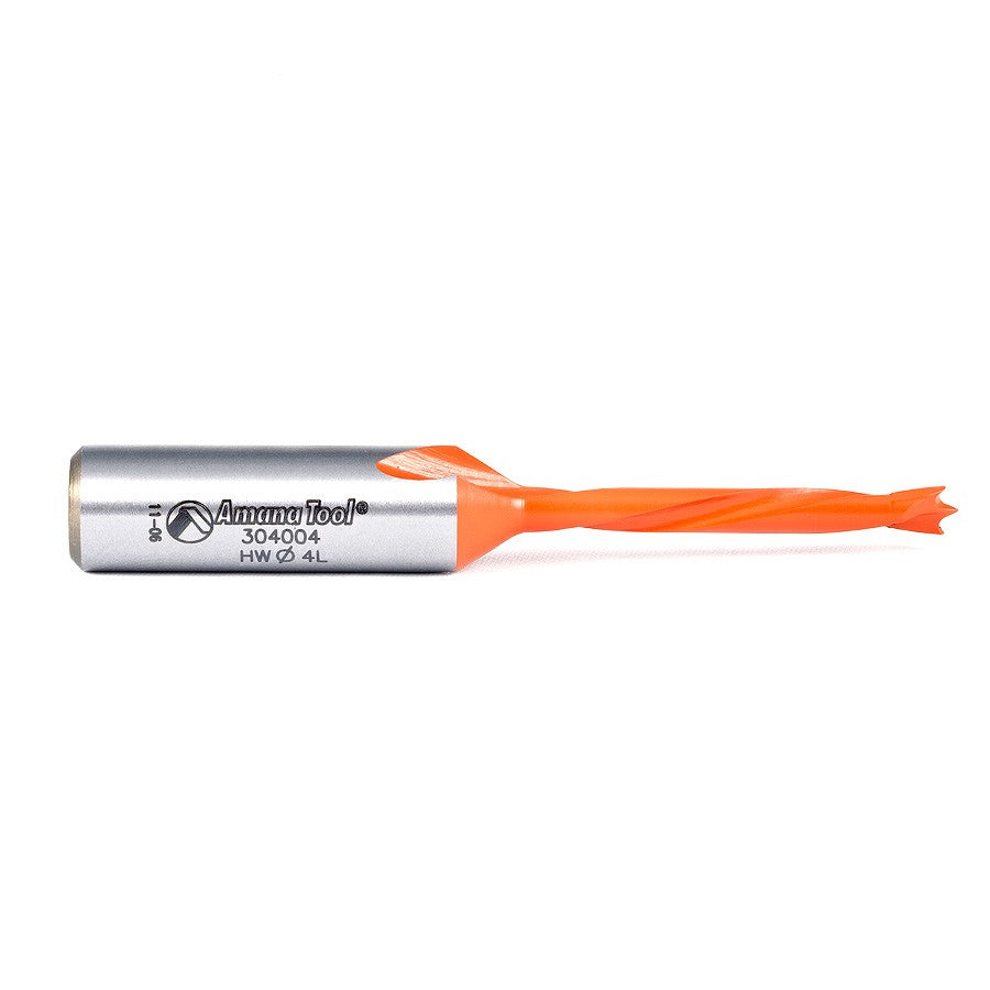 Amana Tool 4mm Brad Point L/H 70mm Long 304004