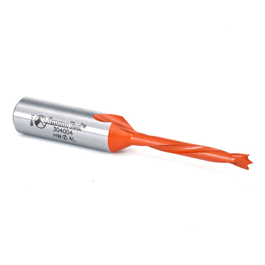 Amana Tool 4mm Brad Point L/H 70mm Long 304004