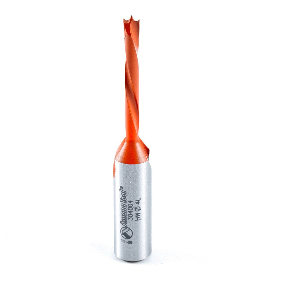 Amana Tool 4mm Brad Point L/H 70mm Long 304004
