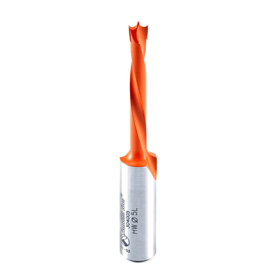 Amana Tool 5mm Brad Point L/H 70mm Long 304005