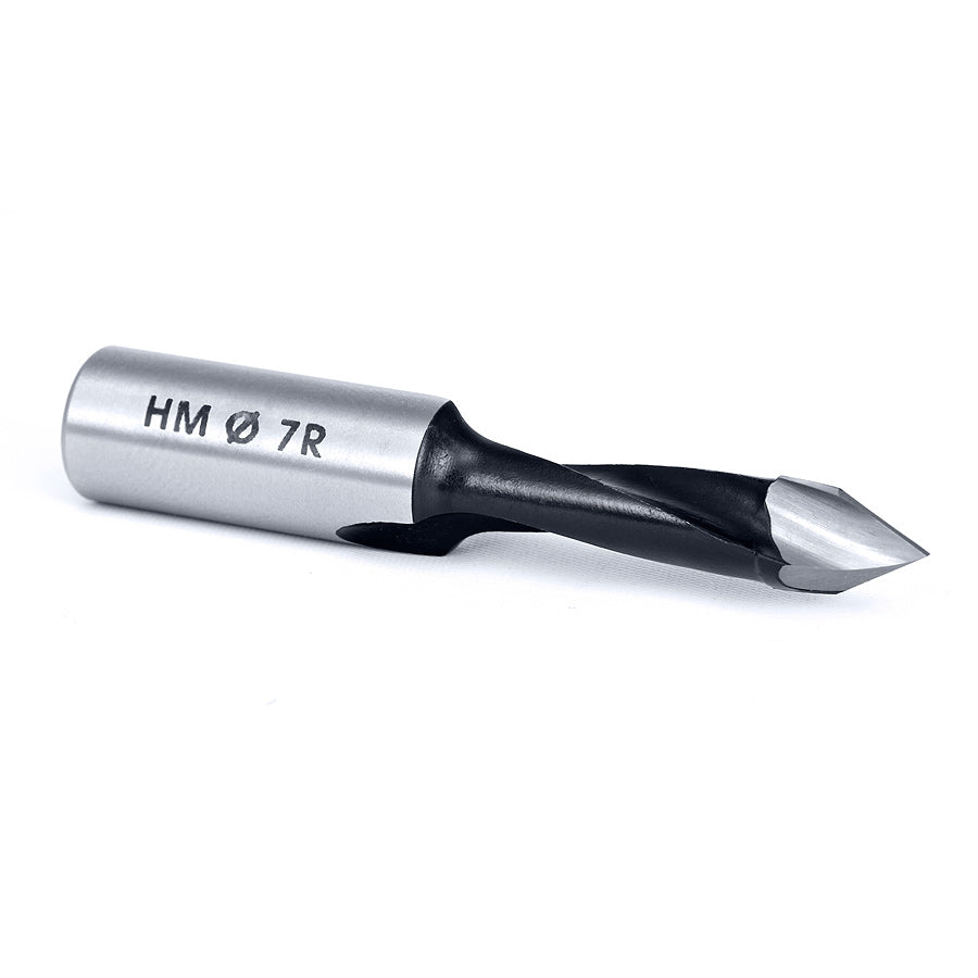 Amana Tool 7mm Through-Hole R/H 57mm Long 313070