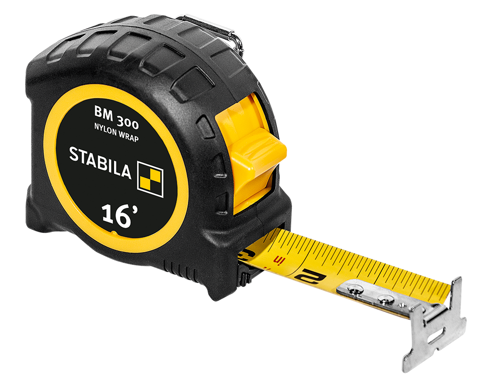 Stabila 16 ft. Tape Measure, Imperial Scale, BM 300 30516