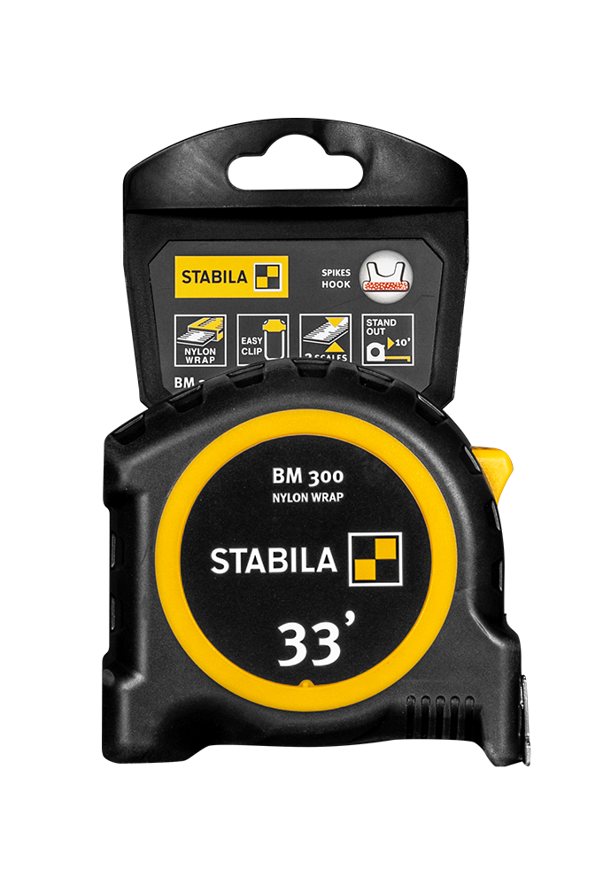 SB30533 Pocket tapes are essential measurement tools for everyday work – for all professionals who calibrate, take measurements, cut materials to length or check lengths.
