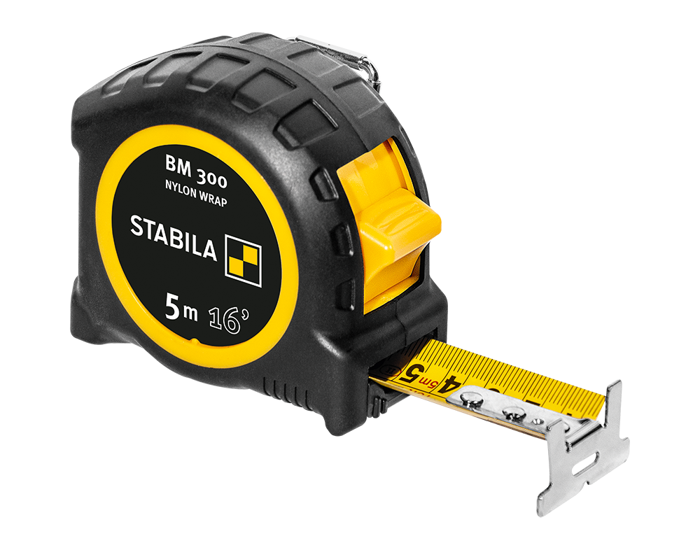 Stabila 16 ft. (5m) Tape Measure, cm/in Scale, BM 300 30616