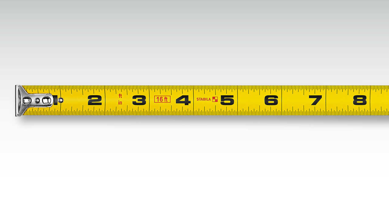 Stabila 10 ft. (3m) Pocket Tape Measure, Imperial Scale, BM 100 30710