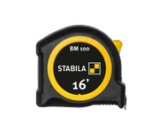 Stabila 16 ft. (5m) Pocket Tape Measure, Imperial Scale, BM 100 30716