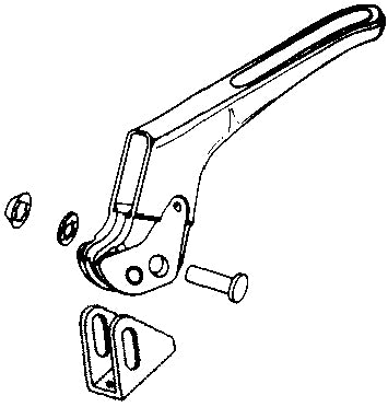 Bessey Tools Replacement Lever and Pressure Plate Assembly for LC12 and LC20 Lever Clamps 3101398