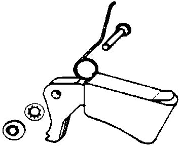 Bessey Tools Replacement Trigger Assembly for LC12 and LC20 Lever Clamps 2 Pack 3101401