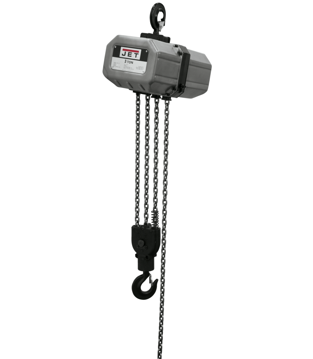 Jet 3SS-3C-15, 3 Ton, 3Ph, 15 ft. Lift, 230/460V, Prewired 460V 331500