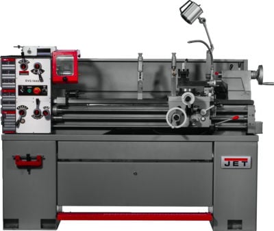 Jet EVS-1440B EVS Lathe with Acu-Rite 203 DRO & Collet Closer 311446