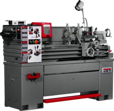 Jet EVS-1440B EVS Lathe with Acu-Rite 203 DRO, Taper Attachment & Collet Closer 311447