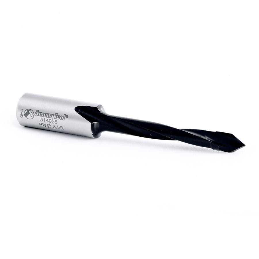 Amana Tool 5.5mm Through-Hole R/H 70mm Long 314055