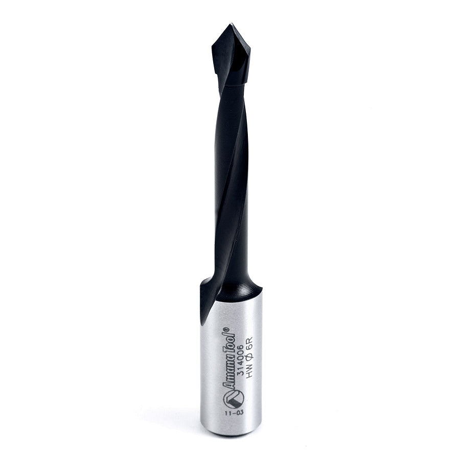 Amana Tool 6mm Through-Hole R/H 70mm Long 314006