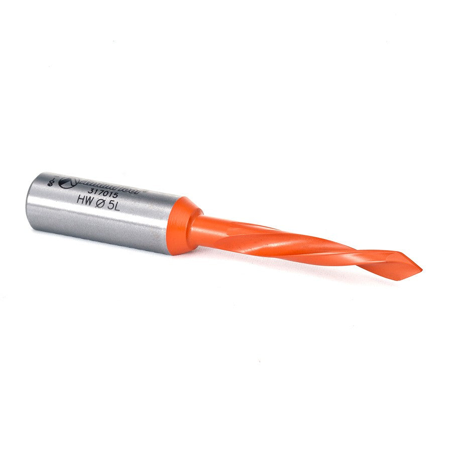 Amana Tool 5mm SC Through-Hole L/H 70mm Long 317015