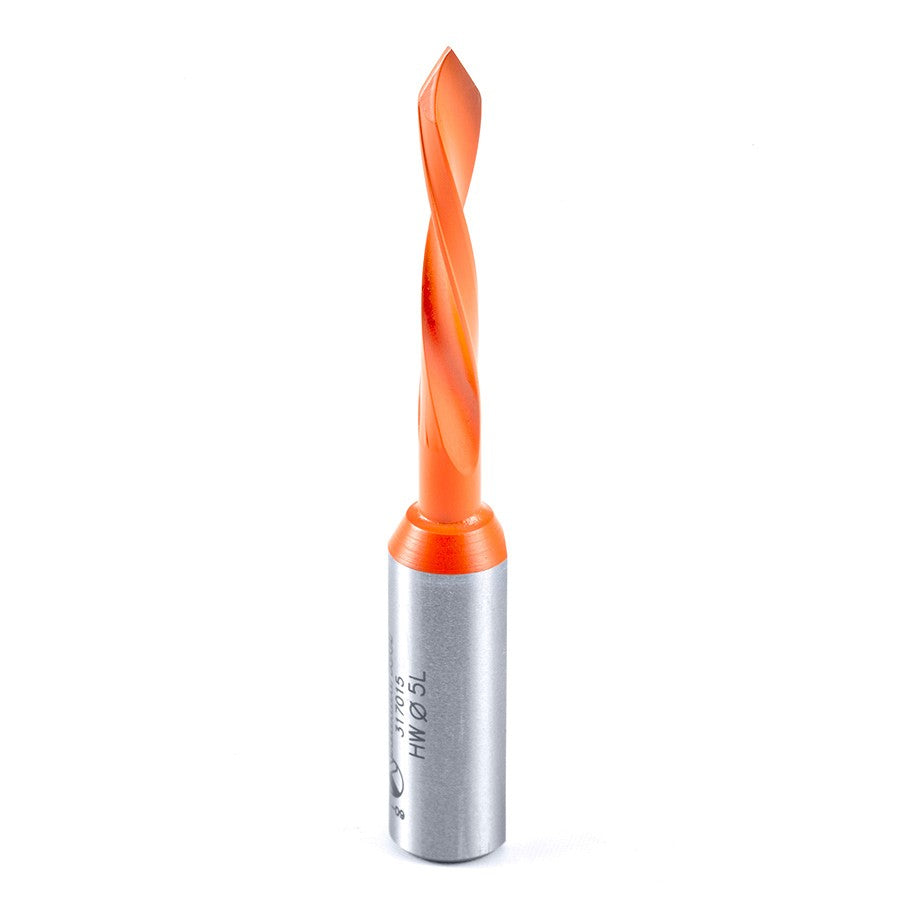 Amana Tool 5mm SC Through-Hole L/H 70mm Long 317015