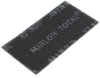 Mirka Mirlon Total 4-1/2 x 9in. 800G Scuff Pad (Black), Qty 25 18-118-446