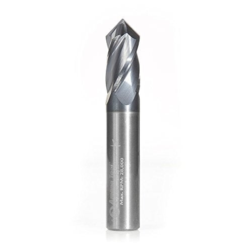 Amana Tool CNC Carbide 1/2 in x 3 in Up-Cut Router Bit/End Mill 51696