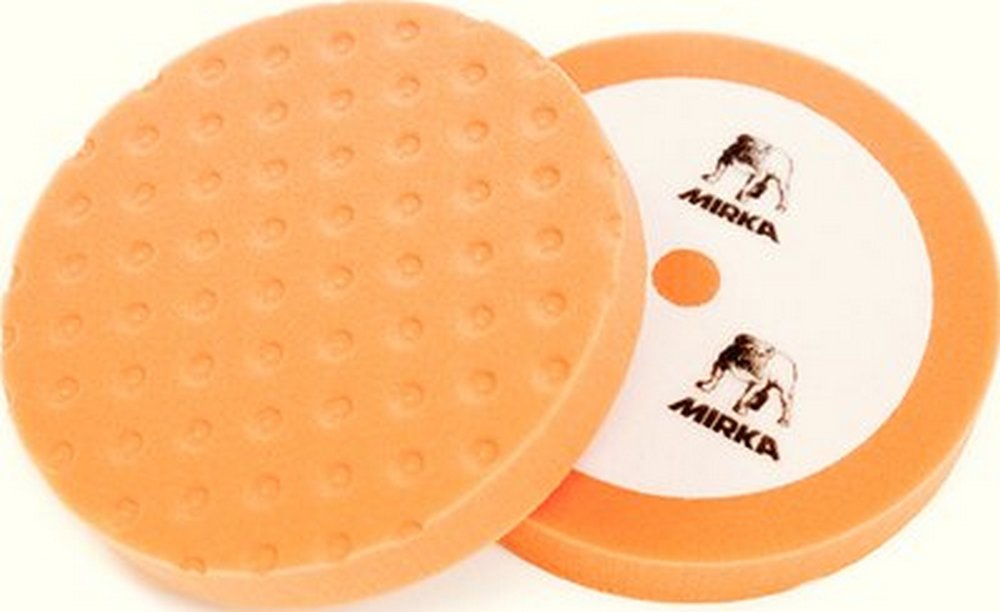 Mirka 8 in. CCS Orange Flat Foam Polishing Pad (Cutting), Qty 1 MPADOF-8