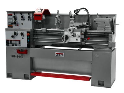 Jet Lathe with Newall DP500 DRO and Taper Attachment, GH-1440-1 323388