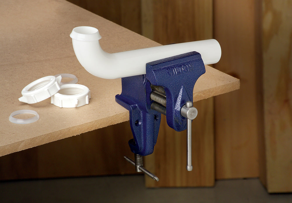 Jet 150, 3 in. Clamp-On Vise, Stationary Base 33150