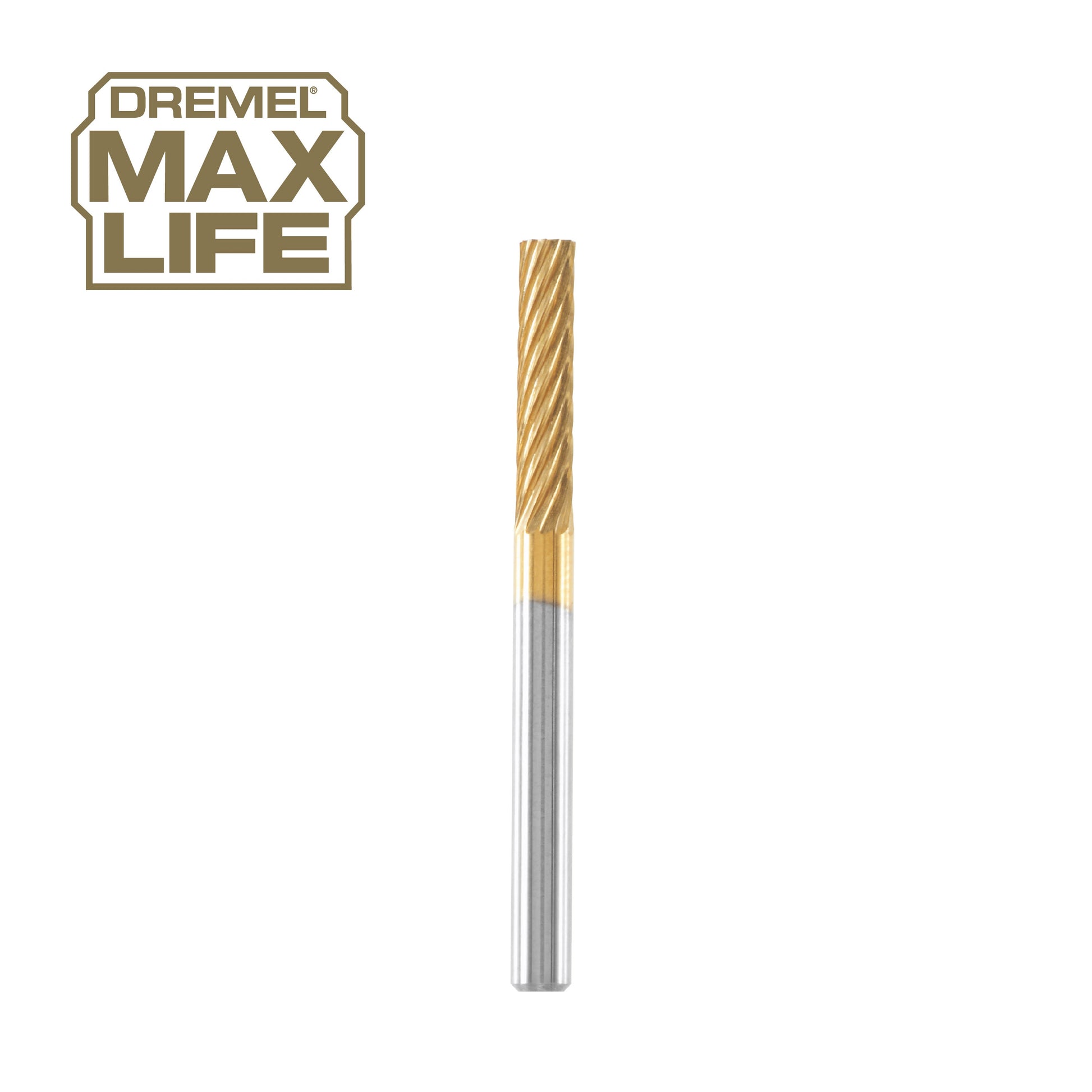 Dremel 1/8 in. Cylinder Shape Tungsten Carbide High Performance Rotary Carving Bit 9901HP