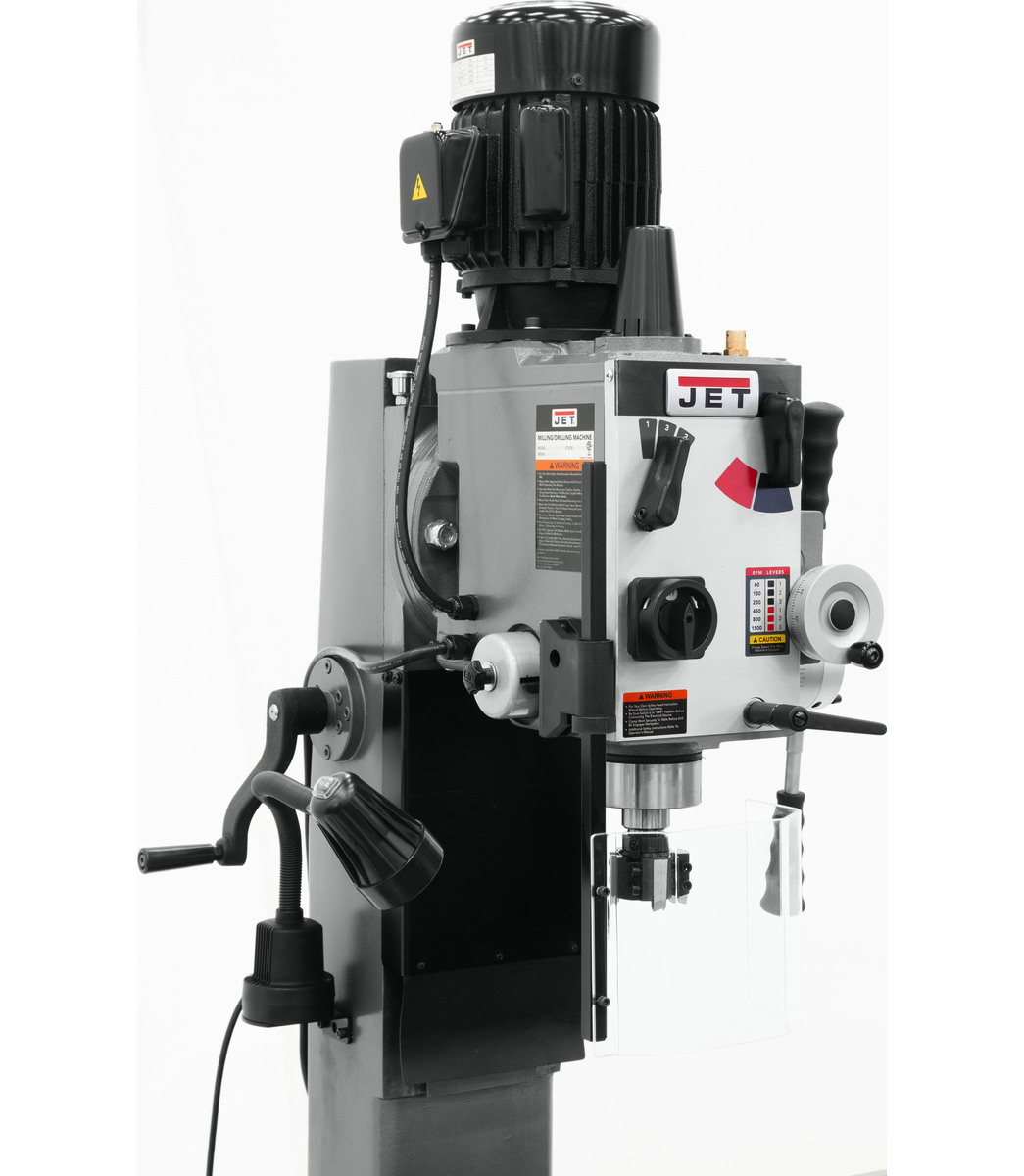 Jet JMD-45GHPF Geared Head Square Column Mill Drill With Power Downfeed 351046