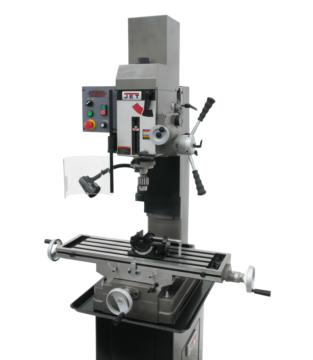 Jet JMD-45VSPFT Variable Speed Geared Head Square Column Mill Drill with Power Downfeed 351051