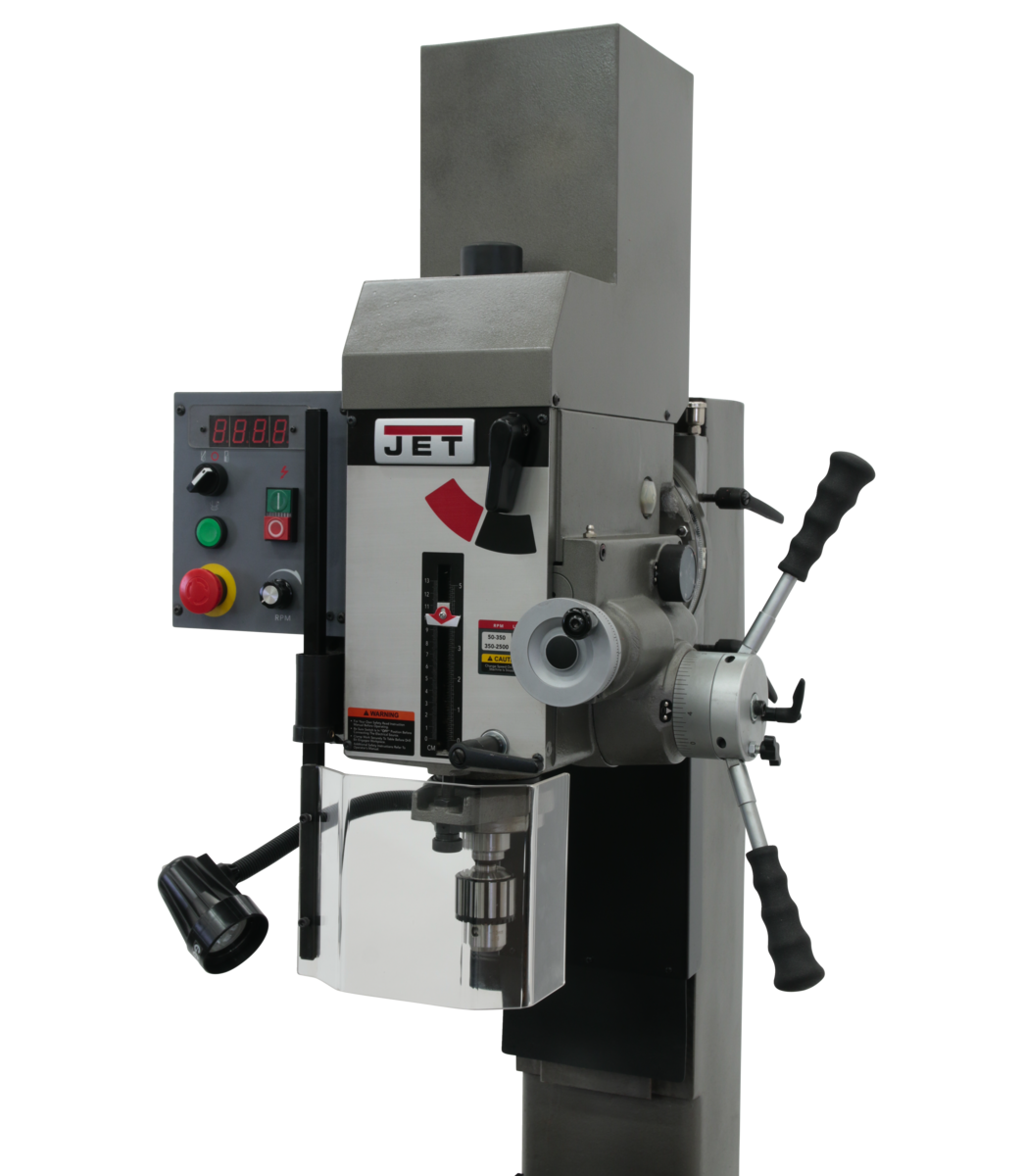 Jet JMD-45VSPFT Variable Speed Geared Head Square Column Mill Drill with Power Downfeed 351051