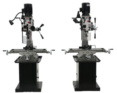 Jet JMD-40GHPFGeared Head Mill Drill with Power Downfeed & Newall NMS800 2-Axis DRO 351142