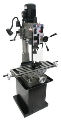 Jet JMD-40GH Geared Head Mill Drill with Newall NMS300 2Axis DRO & X-Powerfeed 351145