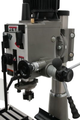 Jet JMD-40GH Geared Head Mill Drill with Newall NMS300 2Axis DRO & X-Powerfeed 351145