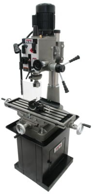 Jet JMD-40GH Geared Head Mill Drill with Newall NMS300 2Axis DRO & X-Powerfeed 351145