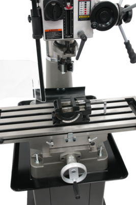 Jet JMD-40GH Geared Head Mill Drill with Newall NMS300 2Axis DRO & X-Powerfeed 351145