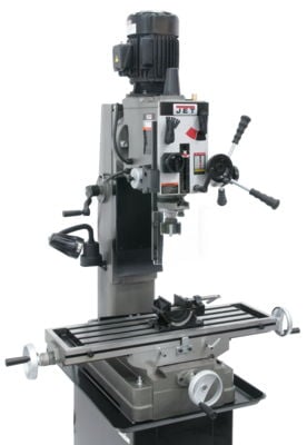 Jet JMD-45GH Geared Head Square Column Mill Drill with Newall DP700 2-Axis DRO 351150