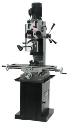 Jet JMD-45GH Geared Head Square Column Mill Drill with Newall DP700 2-Axis DRO & X-Powerfeed 351151