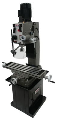 Jet JMD-45GHPF Geared Head Square Column Mill Drill with Power Downfeed with NMS800 2 Axis DRO 351152