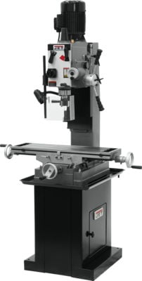 Jet JMD-45GHPF Geared Head Square Column Mill Drill with Power Downfeed with NMS300 2 Axis DRO 351160