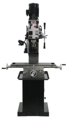 Jet JMD-45GHPF Geared Head Square Column Mill Drill with Power Downfeed with NMS300 2 Axis DRO 351160