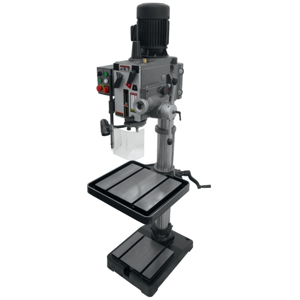 Jet GHD-20PFT, 20 in. Gear Head Tapping Drill Press With Power Down feed 230V, 3Ph 354026